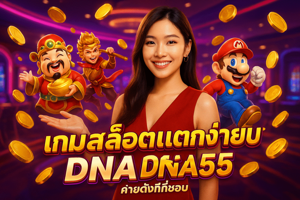 เกมสล็อตแตกง่ายบน DNA555 ค่ายดังที่ชอบ