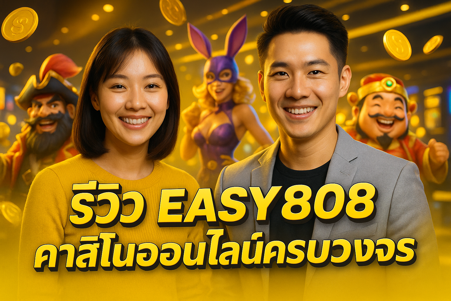 รีวิว EASY808 คาสิโนออนไลน์ครบวงจร