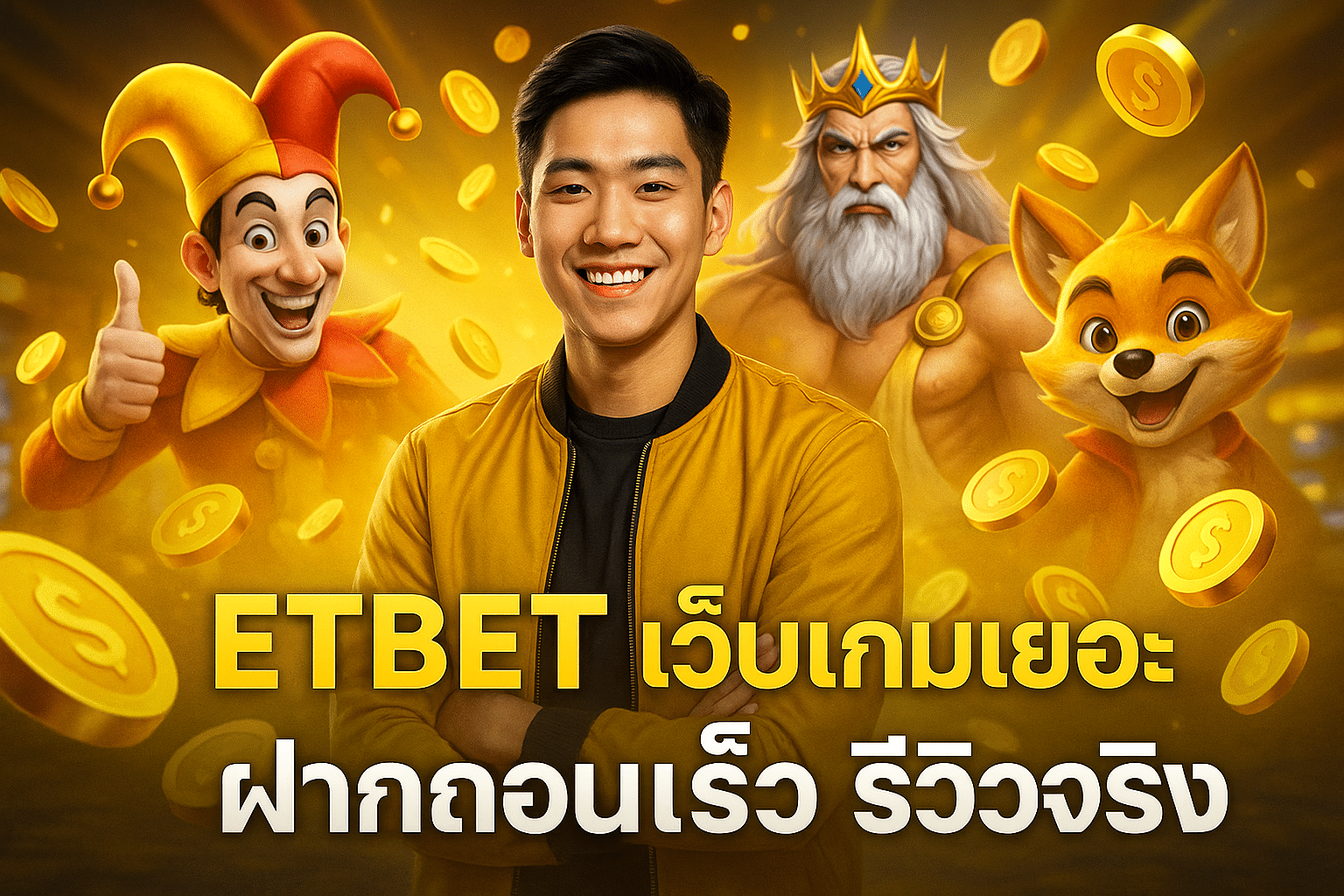 ETBET เว็บเกมเยอะ ฝากถอนเร็ว รีวิวจริง